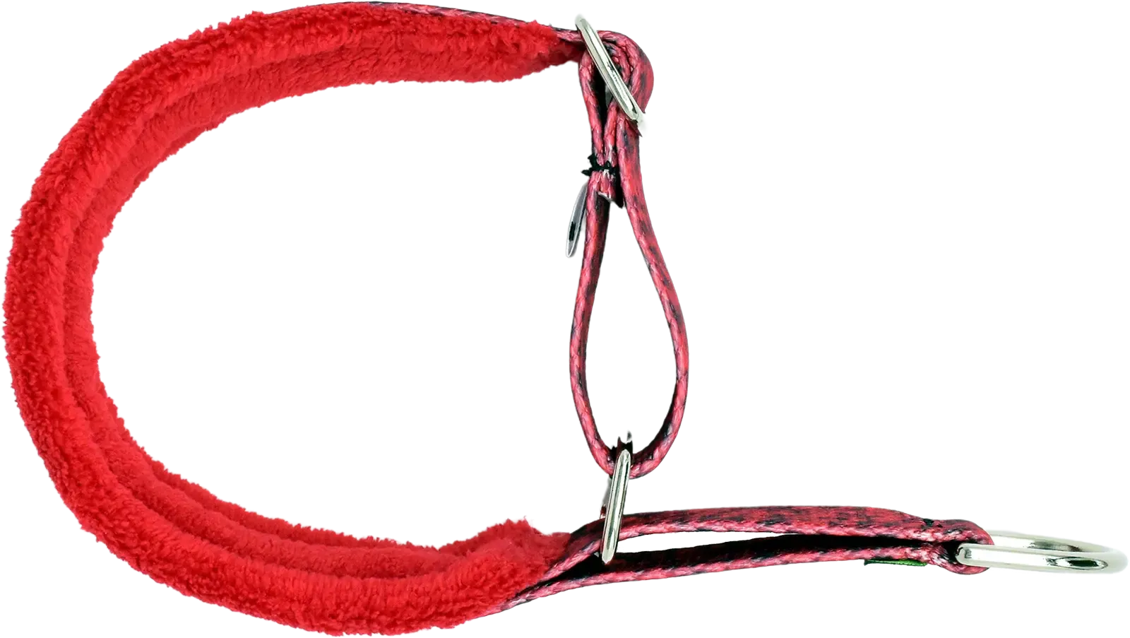 5/8" Scarlet Houndstooth Everyday Limited Slip Collar