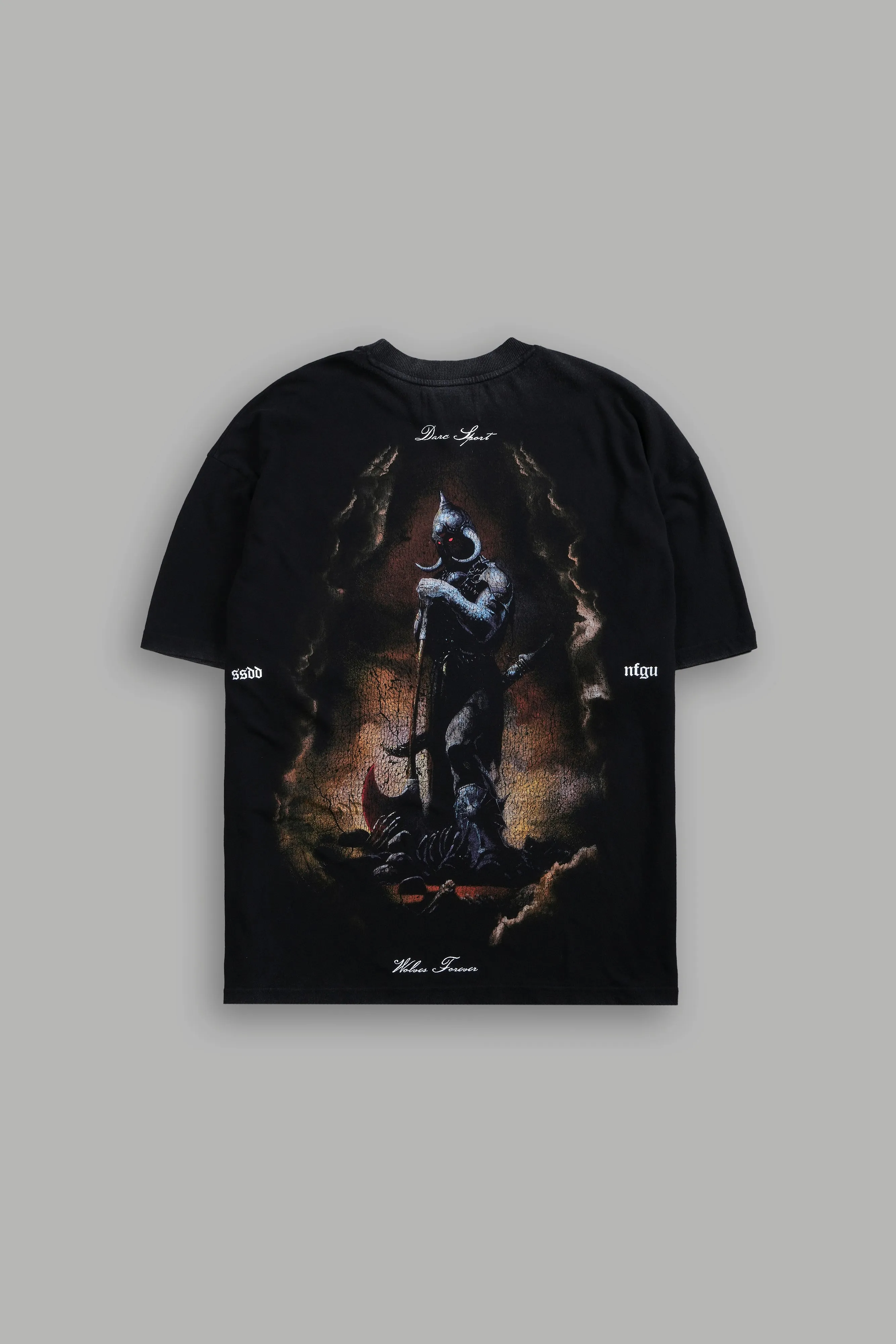 A Warriors Heaven "Premium" Oversized Tee in Black
