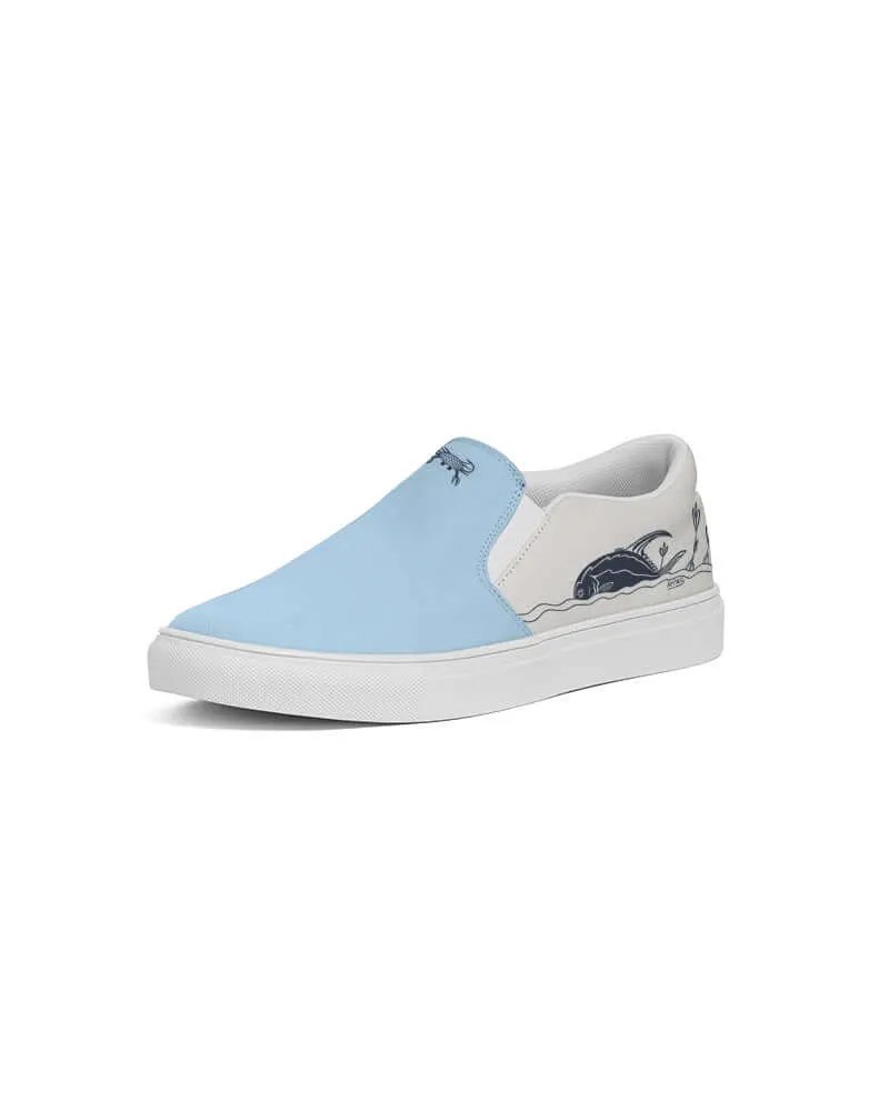 (ARTIST ORIGINAL) Mens Kettafly Lowrider Permit Slip-On Canvas Shoe