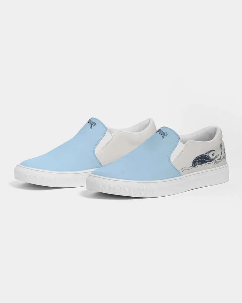(ARTIST ORIGINAL) Mens Kettafly Lowrider Permit Slip-On Canvas Shoe