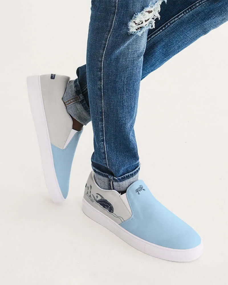 (ARTIST ORIGINAL) Mens Kettafly Lowrider Permit Slip-On Canvas Shoe