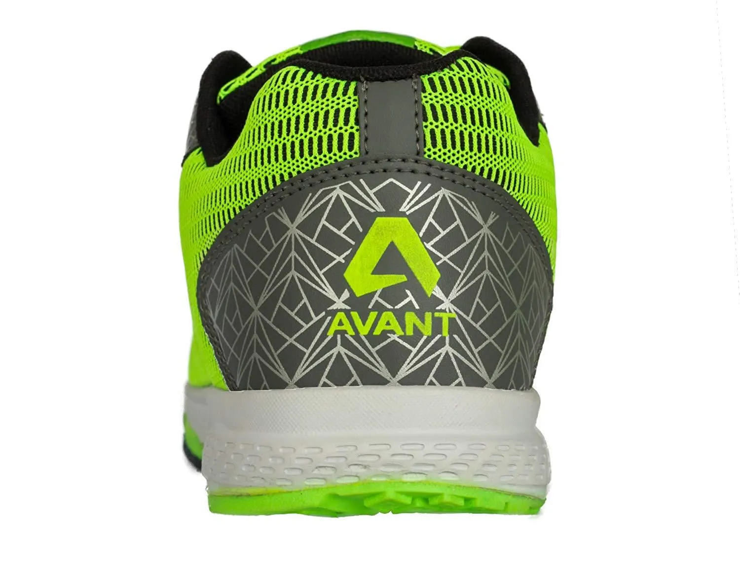 Avant Men's Lightweight Sports Running and Training Shoes - Parrot Green/Grey