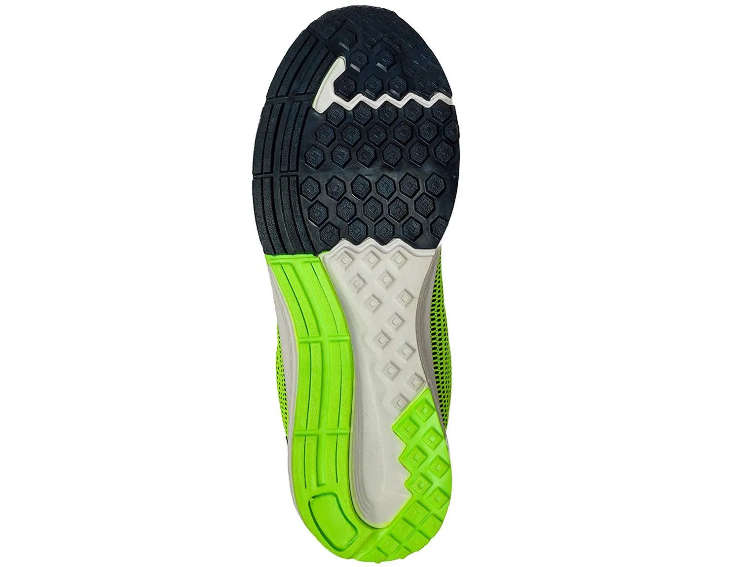 Avant Men's Lightweight Sports Running and Training Shoes - Parrot Green/Grey