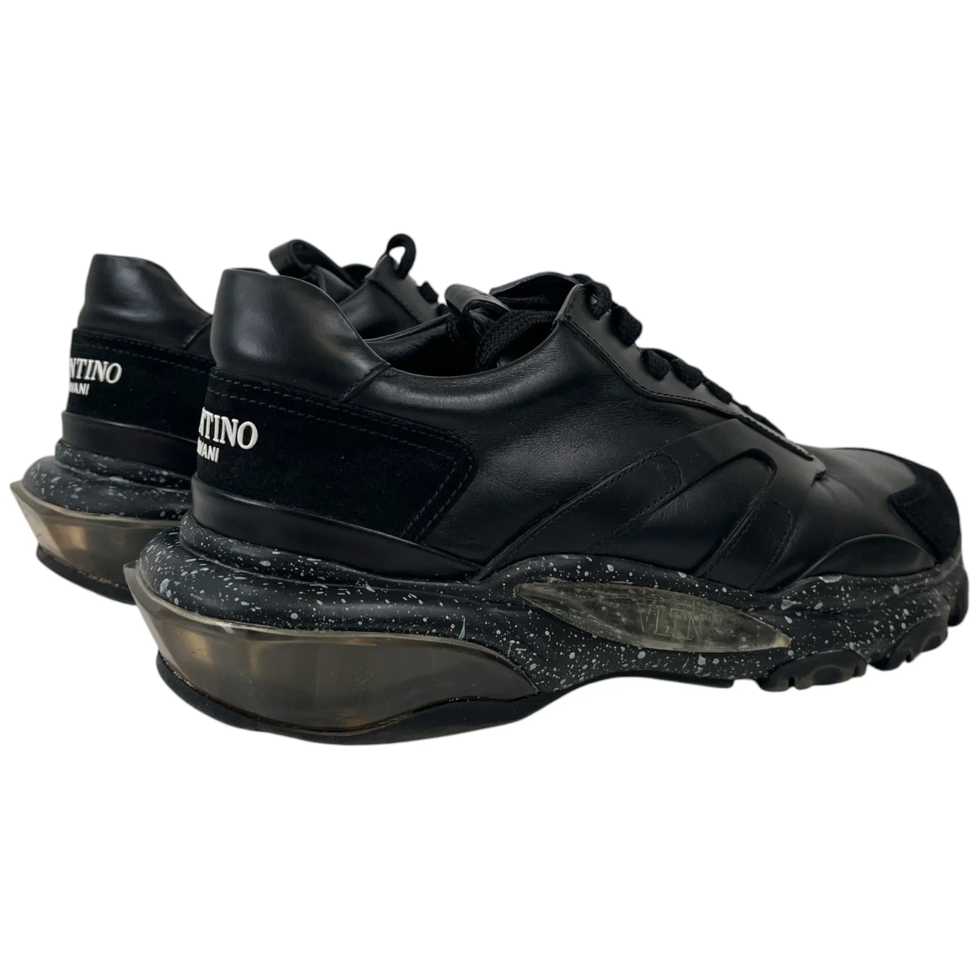 Men's Bounce Paint Splatter Sole Low Trainers Black Size EU 39 / UK 5