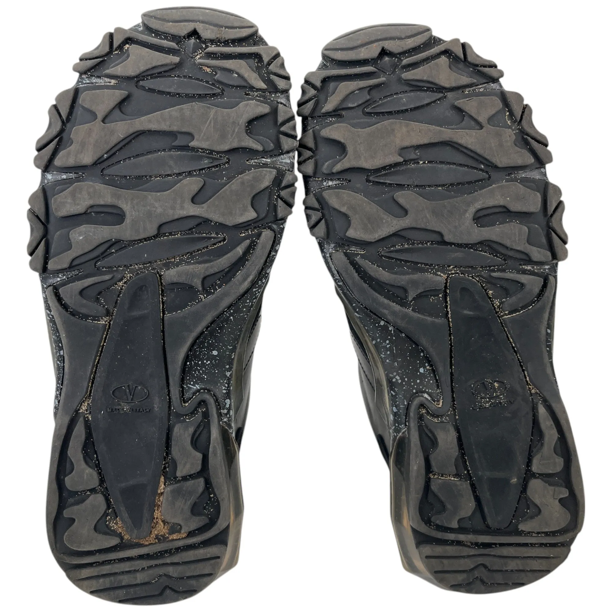 Men's Bounce Paint Splatter Sole Low Trainers Black Size EU 39 / UK 5