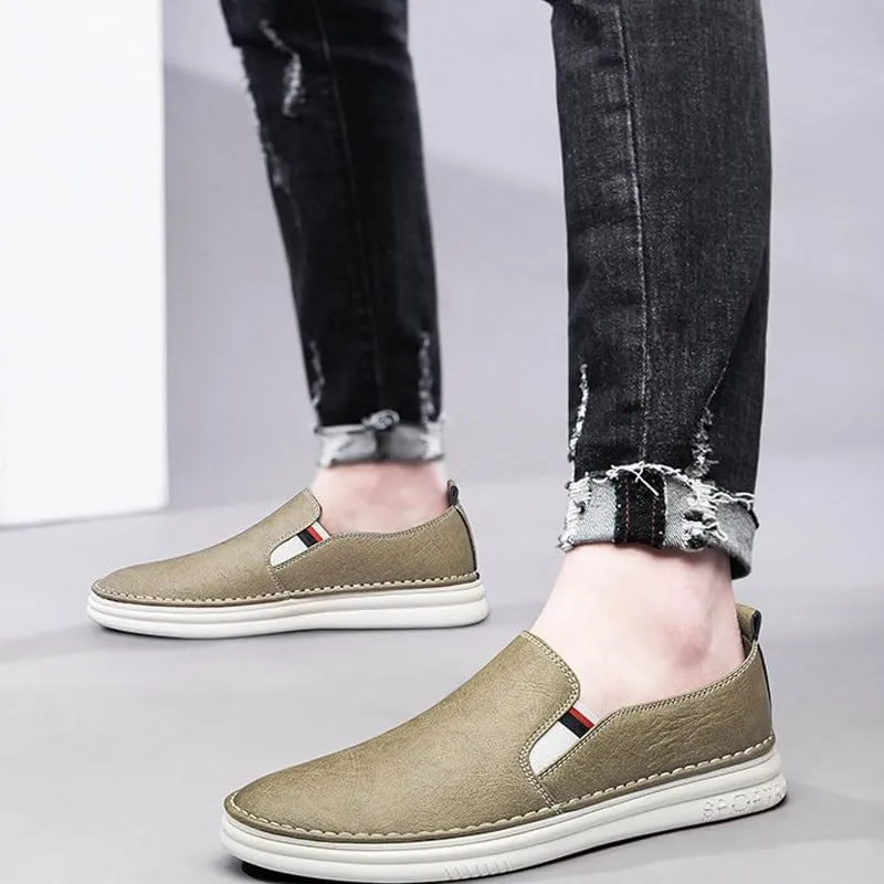 Men's Loafers Slip-on Casual Walking Shoes Waterproof Kitchen Chef Slip Resistant Shoes for Walking Comfort