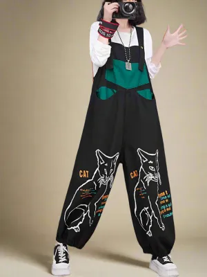 Meow Magic Overalls Dungarees