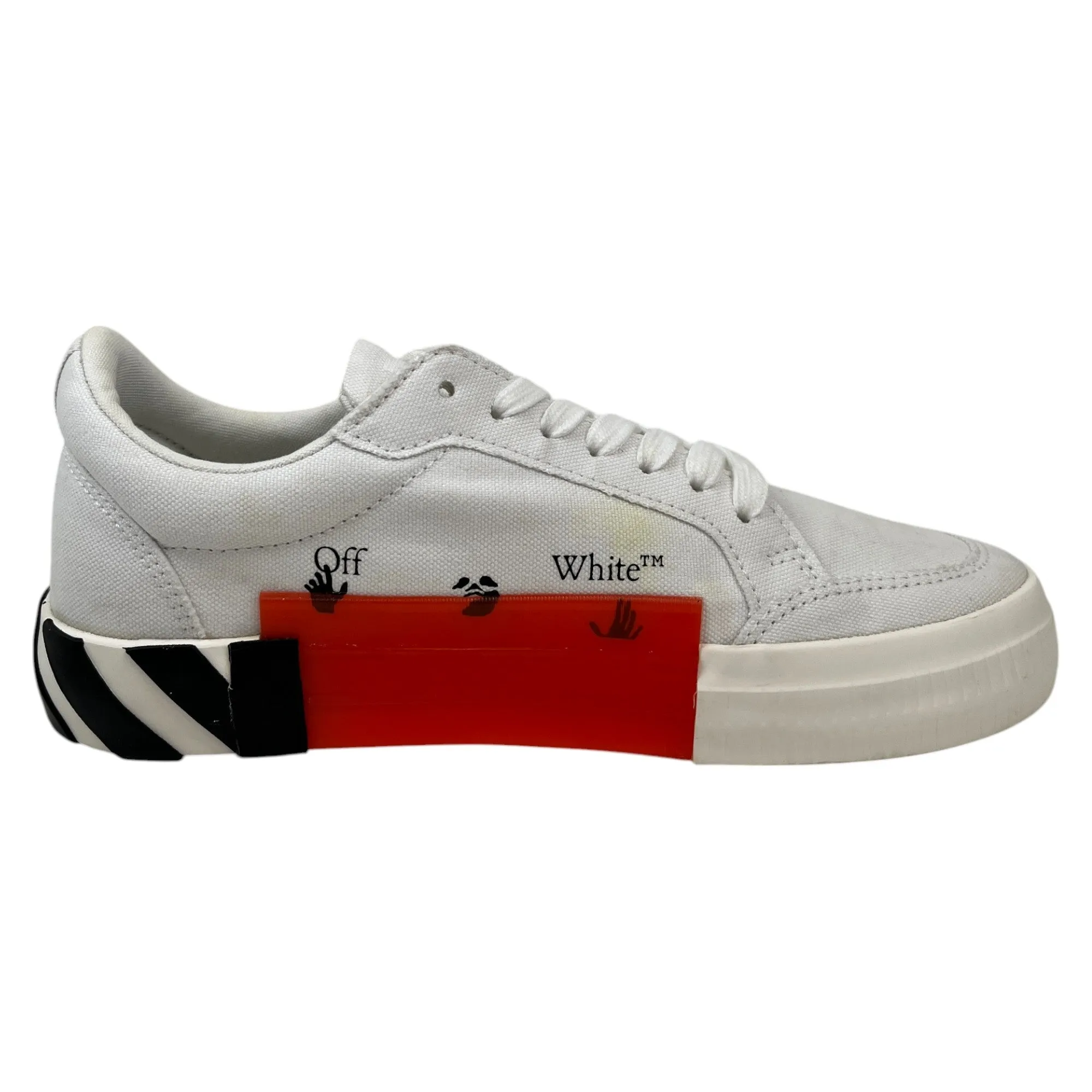 Women's Vulcanized Low Trainers White Size EU 38 / UK 5
