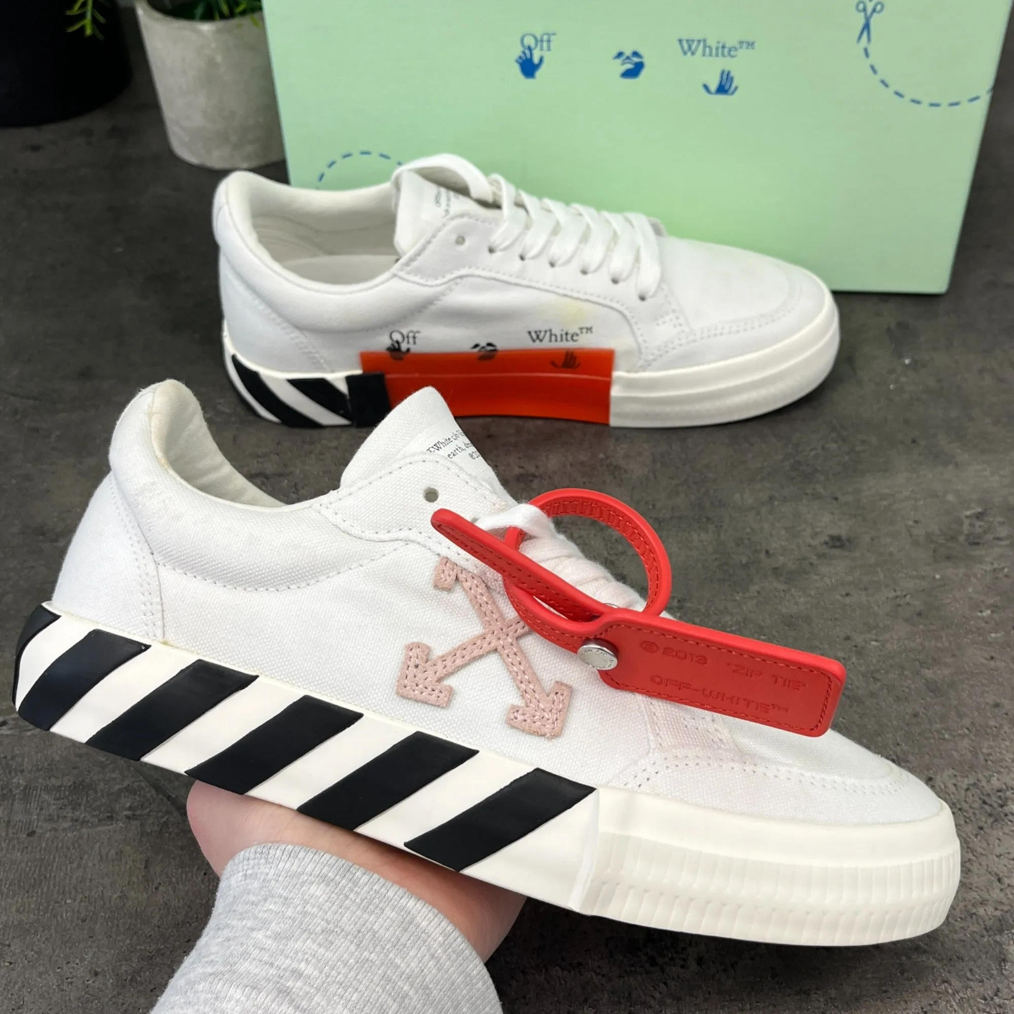 Women's Vulcanized Low Trainers White Size EU 38 / UK 5
