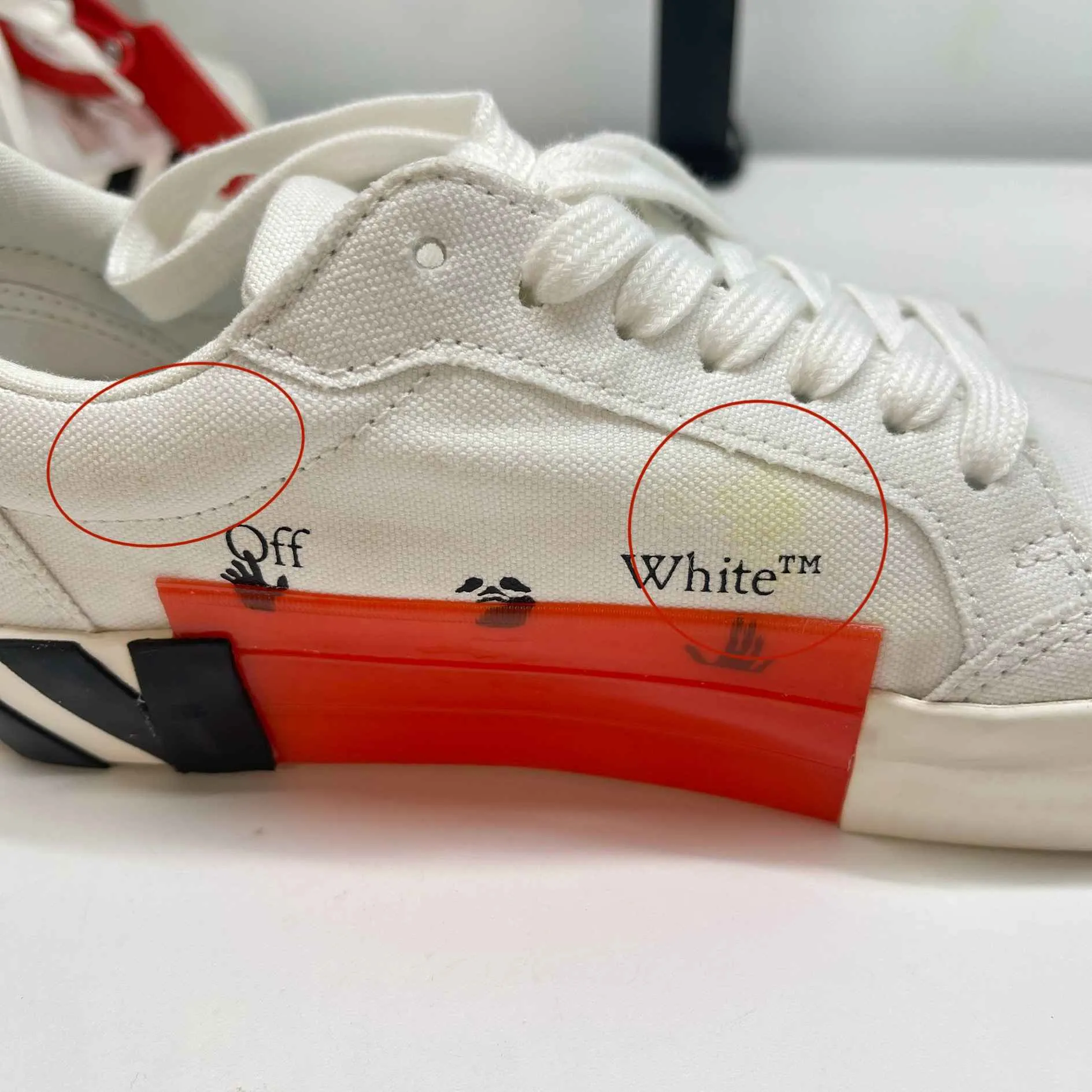 Women's Vulcanized Low Trainers White Size EU 38 / UK 5