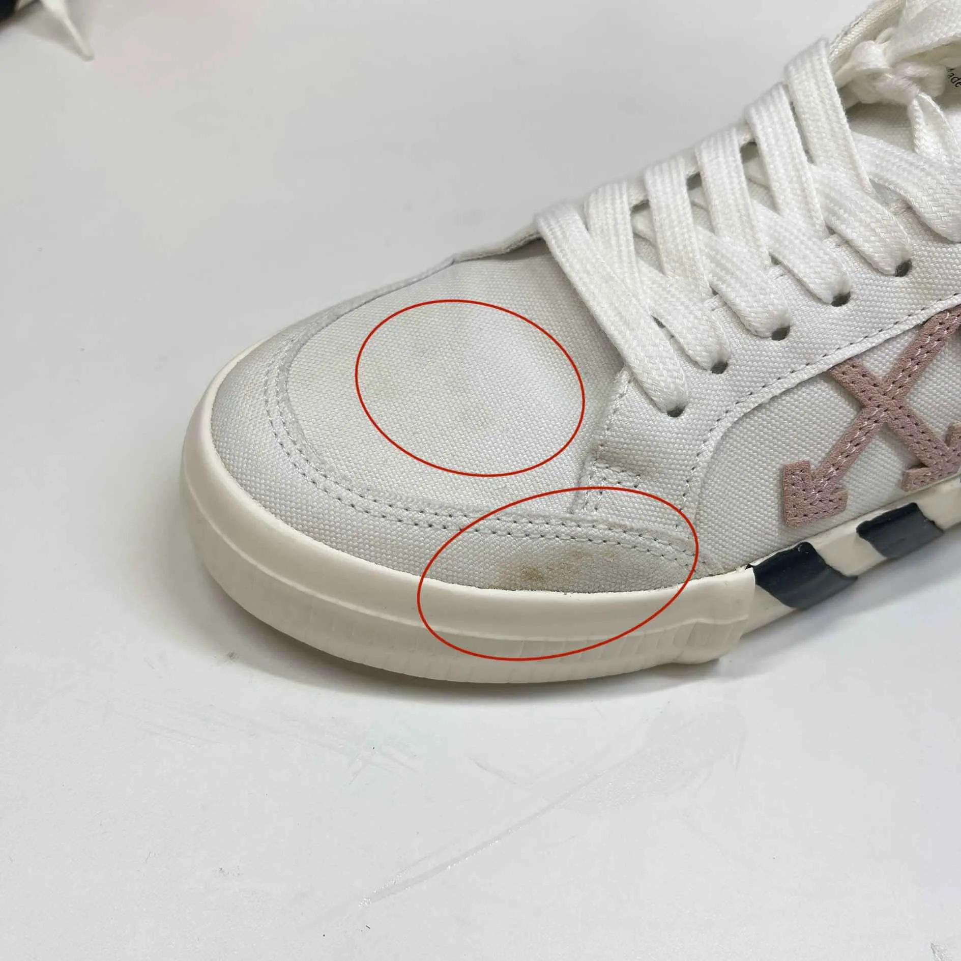 Women's Vulcanized Low Trainers White Size EU 38 / UK 5
