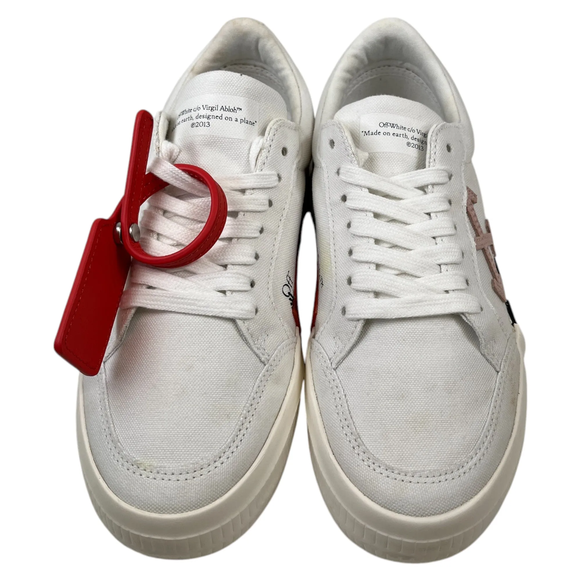 Women's Vulcanized Low Trainers White Size EU 38 / UK 5