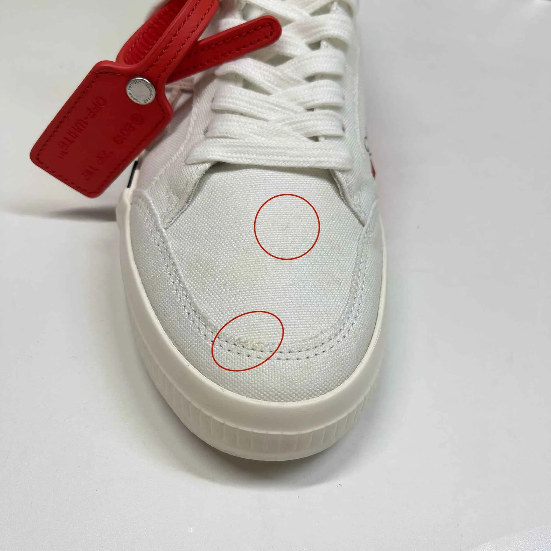 Women's Vulcanized Low Trainers White Size EU 38 / UK 5